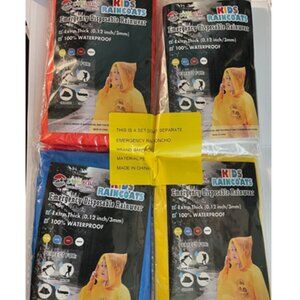 Kids Raincoats Disposable